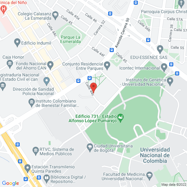 Mapa de Andexport Ingenieria Y Construcciones Sas