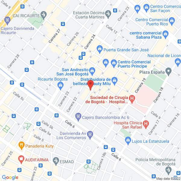 Mapa de Arca Publicidad Distribuidora Sas