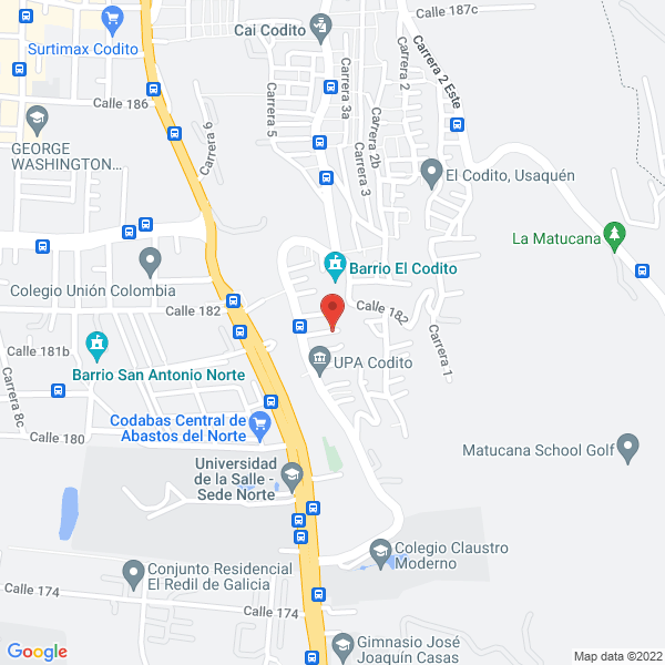 Mapa de D&P Puentes Duarte Ingenieria S.A.S.