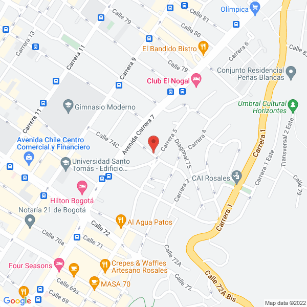 Mapa de Briefmedia Sas
