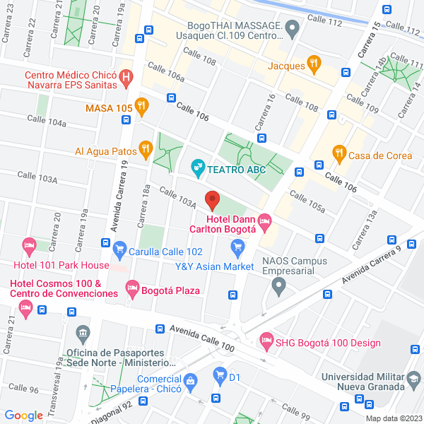 Mapa de Consultoria Pharma Sas
