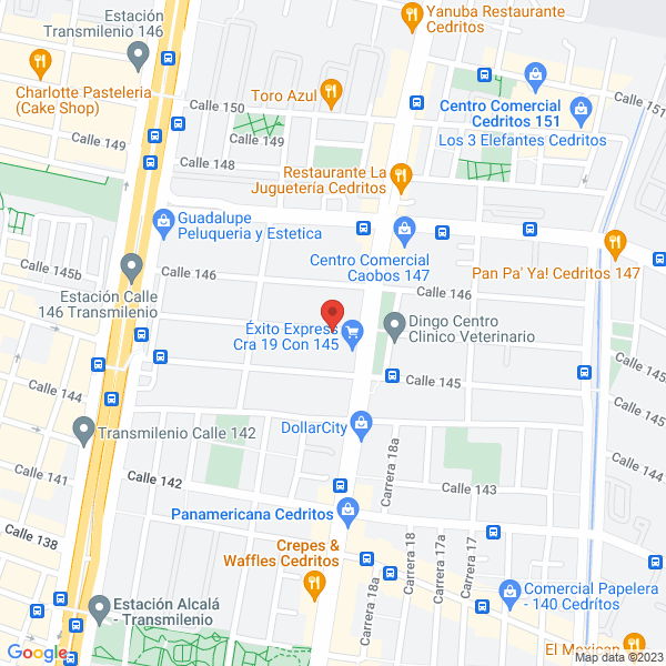 Mapa de Business And Management Consulting B&M Sas
