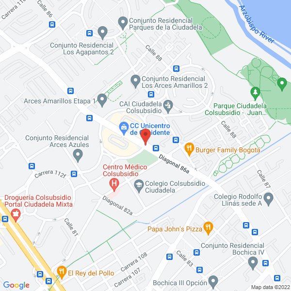 Mapa de Cambio De Divisas Canaima Ltda