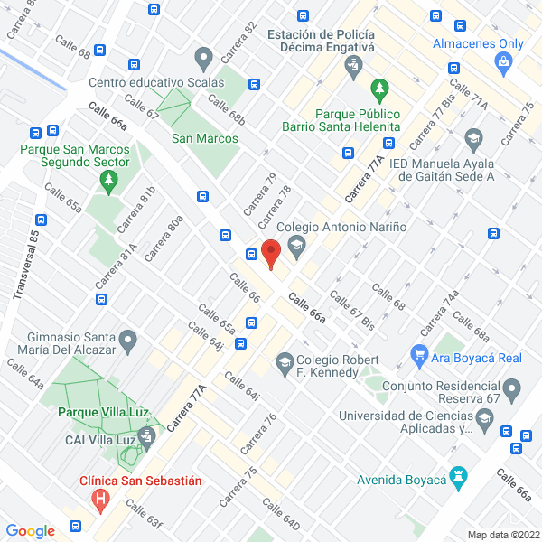 Mapa de Comercializadora Maybelll S.A.S.