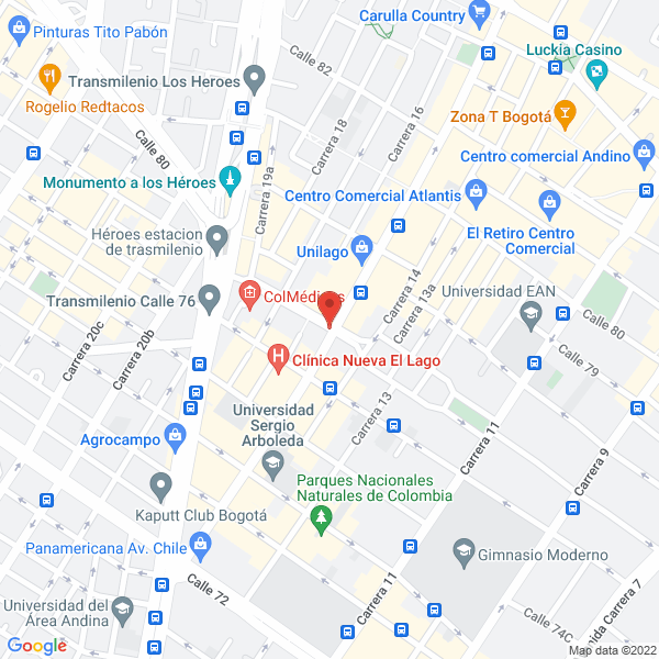 Mapa de Computinta & Punto Sas