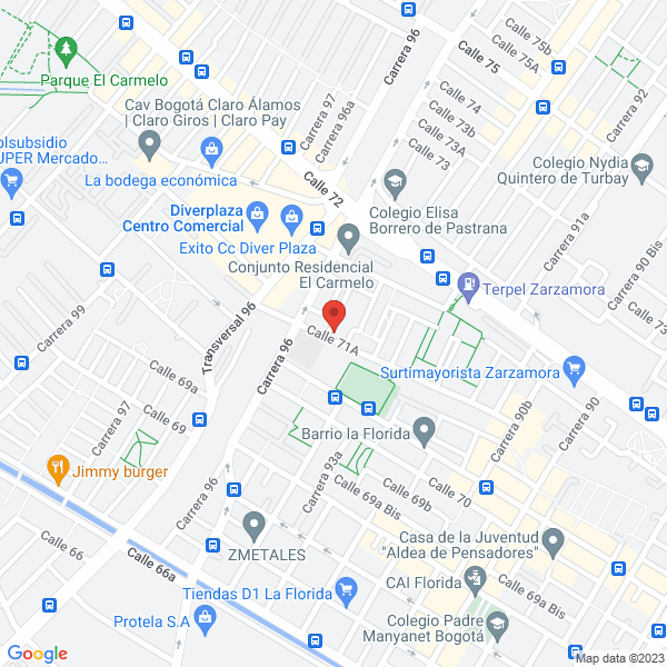 Mapa de Transgrua Sas