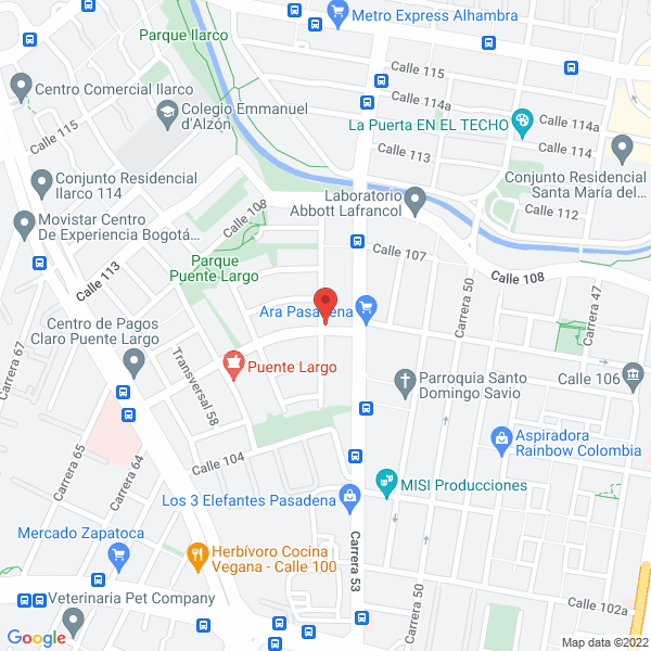 Mapa de Hitech Services Sas