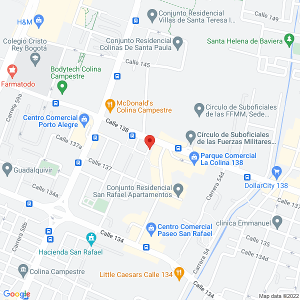 Mapa de Finiture S.A.S.