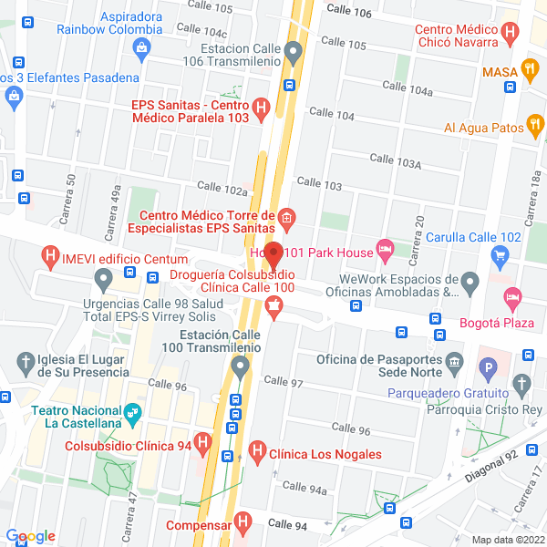 Mapa de Un Click Sas