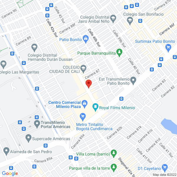 Mapa de Upservice Sas
