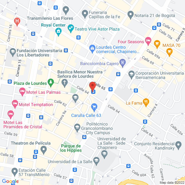 Mapa de V&M Distribuidora S.A.S.