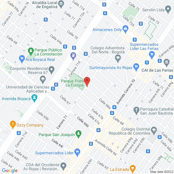 Mapa de Sip Consulting S.A.S.