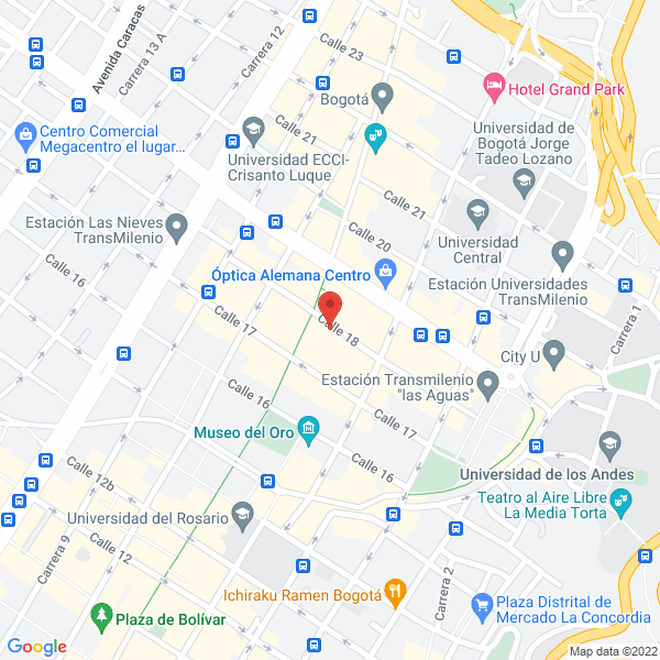 Mapa de Soluciones Empresariales De Bogotá Sas