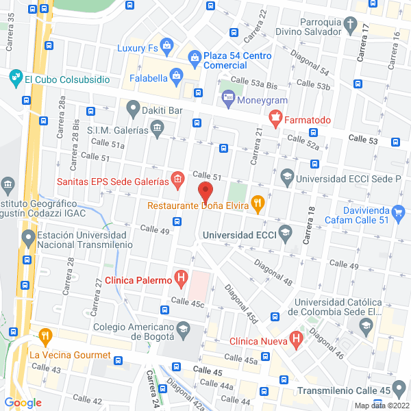 Mapa de Ronald Villalobos Alonso S.A.S.