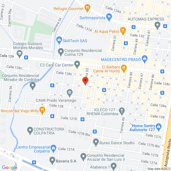 Mapa de Servitransporte Yesnic Sas