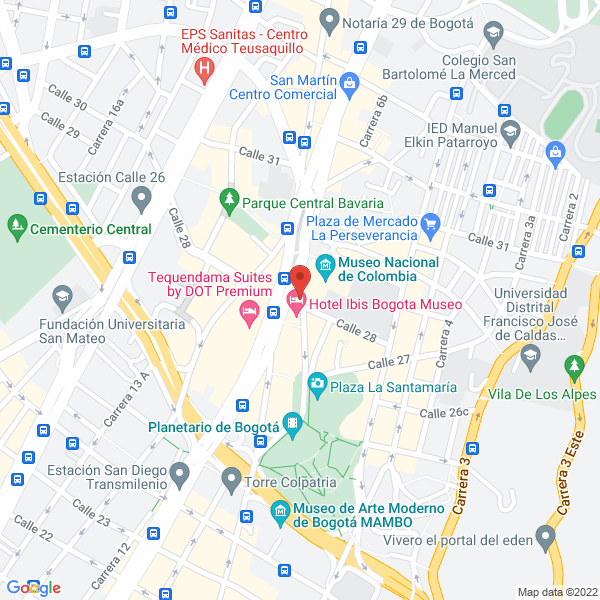Mapa de Siti Enterprise Technology S.A.S