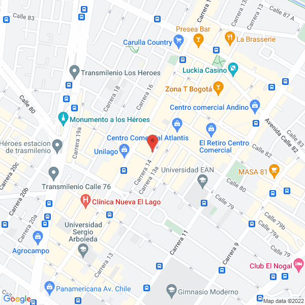 Mapa de Studiolash Sas