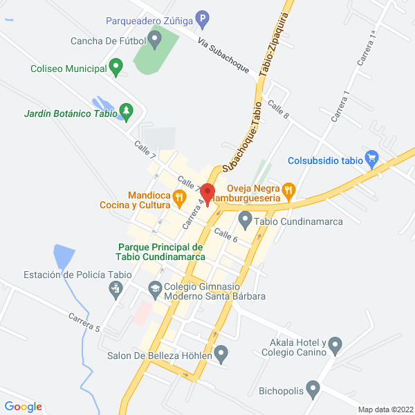 Mapa de Belladerm S.A.S.