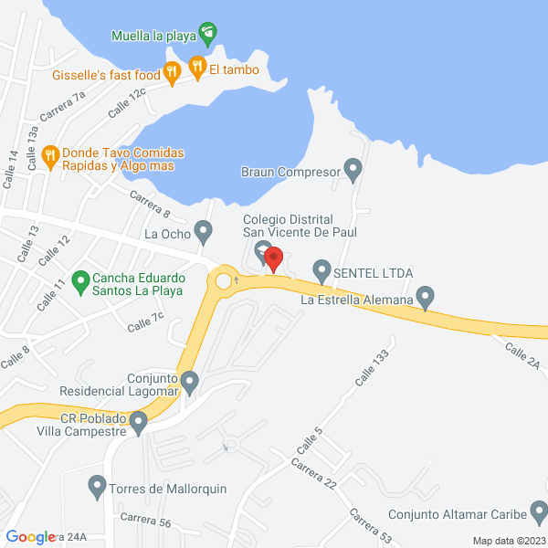 Map of Augusto Rico Consultorías Y Asesorías S.A.S.