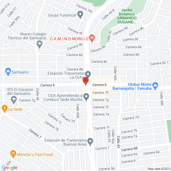 Map of Distribuidora De Bolsas Plásticas Y Desechables Siete Plas