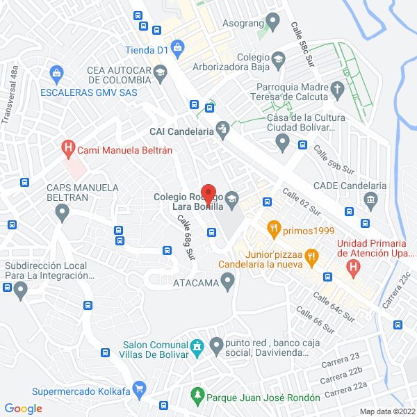 Mapa de Servicon Seguridad