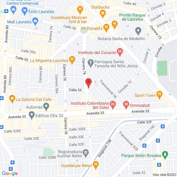 Mapa de Grupo Restrepo Valencia S.A.S