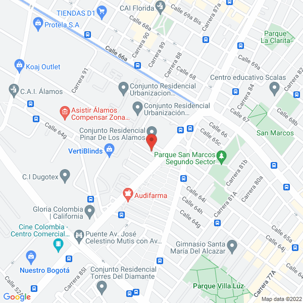 Mapa de Agencia Tu
