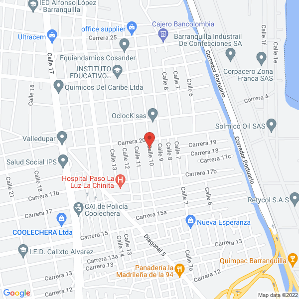 Map of Ferretería La Gloria