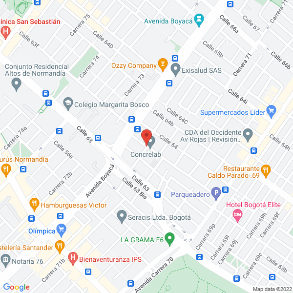 Mapa de Kindergarten Federico Froebel