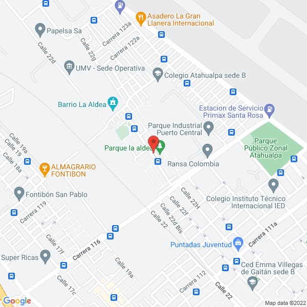 Mapa de Liceo Infantil El Mundo Del Niño Feliz