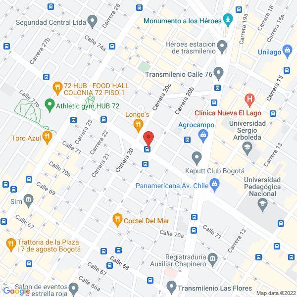 Mapa de El Perrino Café Y Película