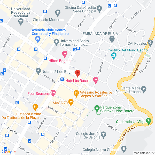 Mapa de Embajada De Suecia En Colombia