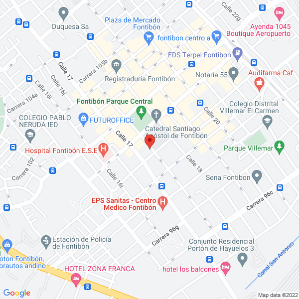 Mapa de Rojas Y Hostios Ltda.