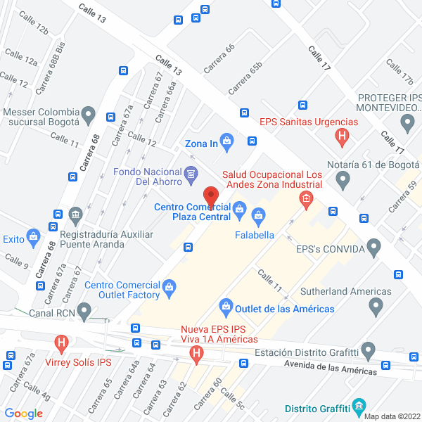 Mapa de Fondo De Empleados Del F.N.A.
