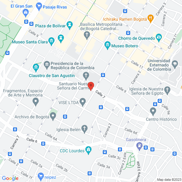 Mapa de Fondo Empleados De La Superintendencia Financiera De Colombia