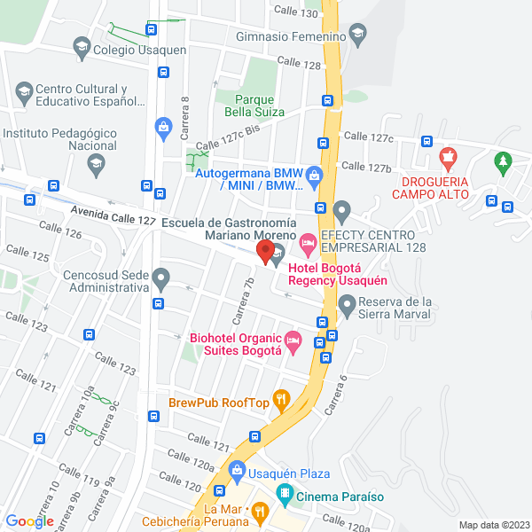 Mapa de Fondo De Empleados De Sodexho Colombia - Fondexo