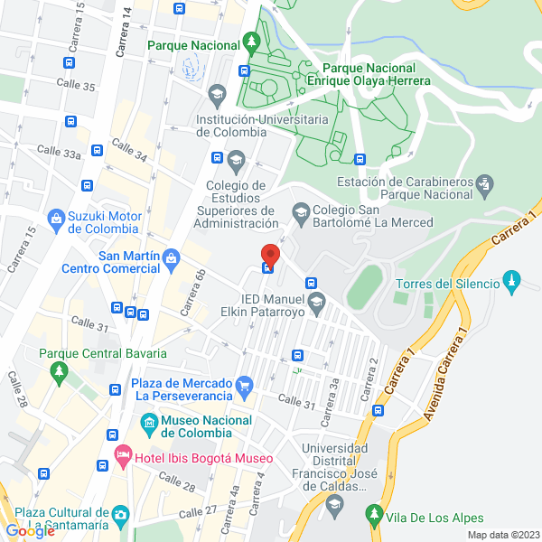 Mapa de Fondo De Empleados Y Trabajadores Del Cinep