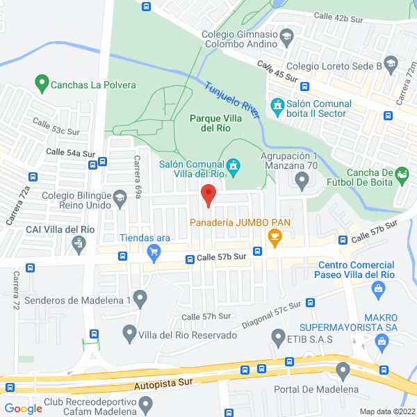 Mapa de Comercializadora Vida Integra