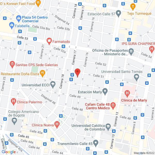 Mapa de Comercializadora Jear