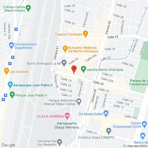 Mapa de Arepas La 23