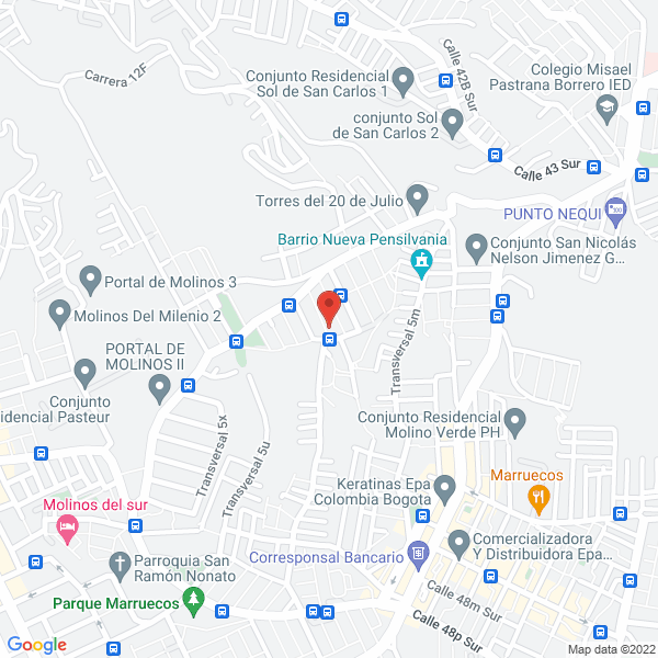 Mapa de Jashem Cajas Y Diseño S.A.S
