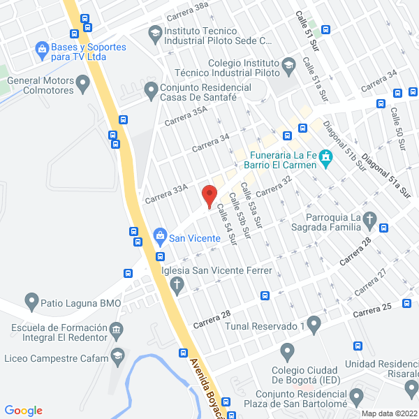 Mapa de The Line Printer S.A.S.