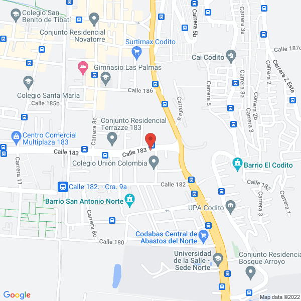 Mapa de Abastecer Construcciones S.A.S