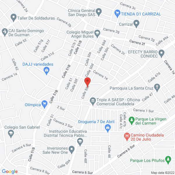 Map of Pacheco Rojano Arlinton