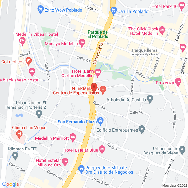 Mapa de Juan Fernando Restrepo Restrepo