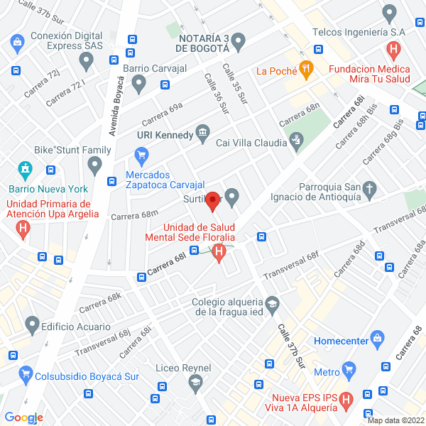 Mapa de Consultorio Odontologico Cmr