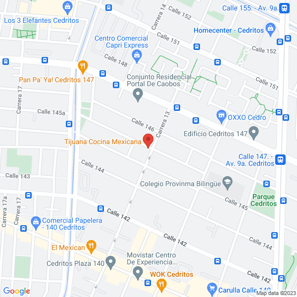 Mapa de Prontas Centro De Distribución Y Capacitación
