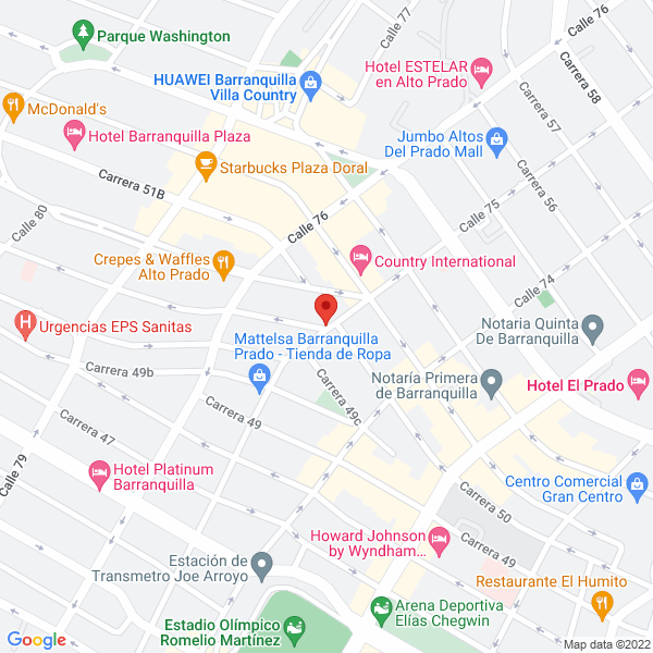 Map of Envios Y Diligencias