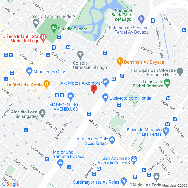 Mapa de Electro Bomba Santafe