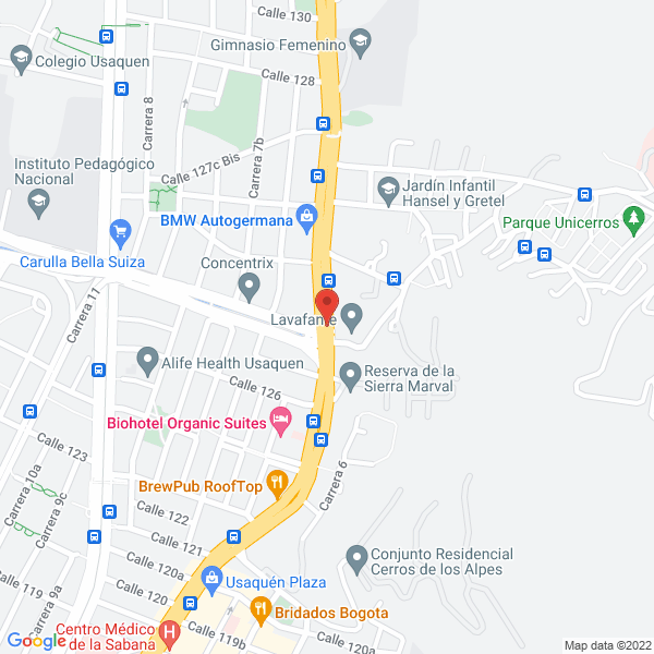 Mapa de Lavafante